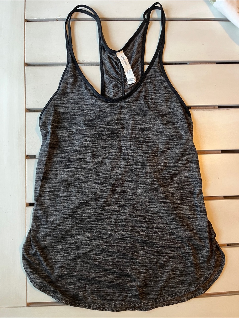 Lululemon Racerback Gray Tank Sz 4